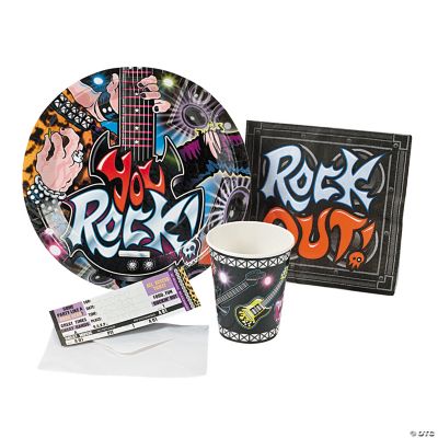 Rock Star Tableware & Invitations