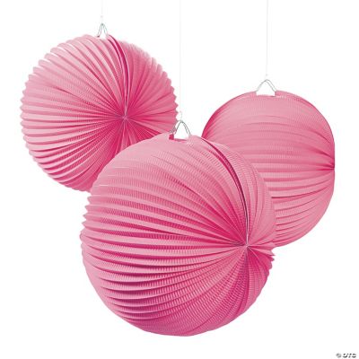 Large Pink Party Lanterns