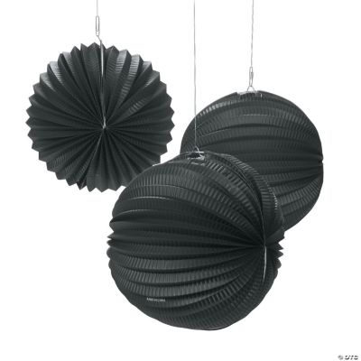 Small Black Party Lanterns