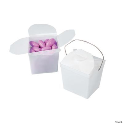 White Takeout Boxes
