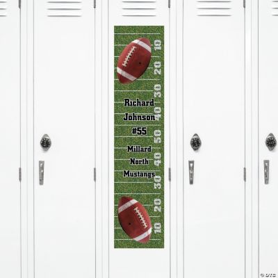 Personalized Football Locker Banner
