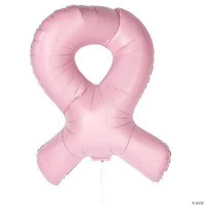 Jumbo Pink Ribbon Mylar Balloon