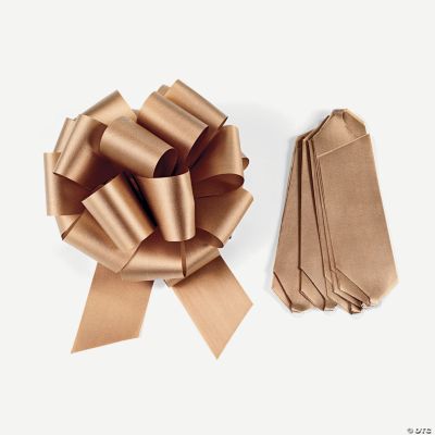 Bronze Wedding Pew Bows