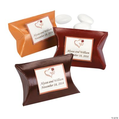 Personalized Wedding Pillow Boxes