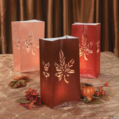 Fall Luminary Bags Oriental Trading