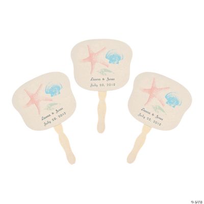 Personalized Summer Wedding Fans