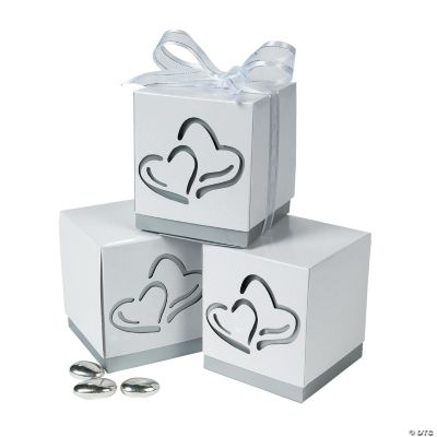 White Wedding Favor Boxes on Love Wedding Favor Boxes  Paper Goody Bags   Boxes  Party Favor