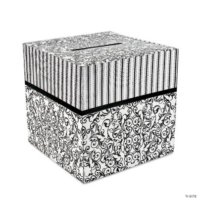 Black & White Wedding Card Box