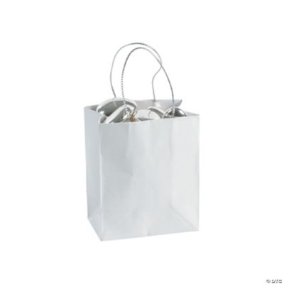 Mini Gift Bags - White