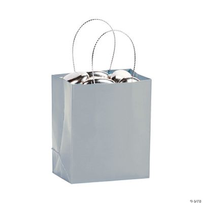 Mini Gift Bags - Silver