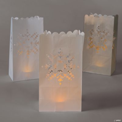 Winter Wedding Luminary Bags Oriental Trading Discontinued