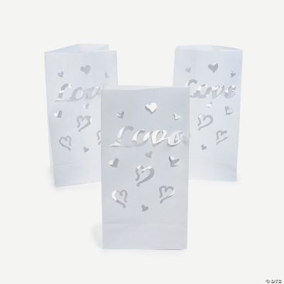 “Love” Wedding Luminary Bags