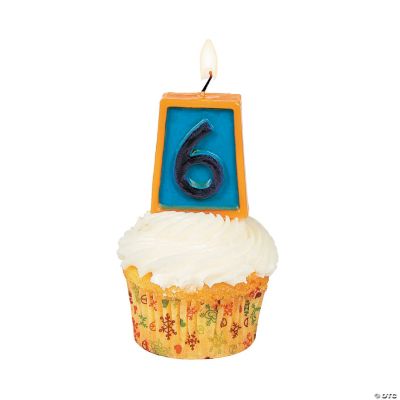 Number “6” Candle
