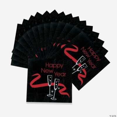 48 New Years Party Beverage Napkins