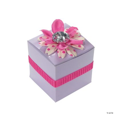 Mini Lilac Gift Boxes Oriental Trading