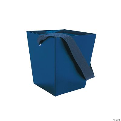 Blue Buckets With Ribbon Handle