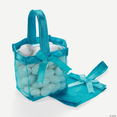 Mini Turquoise Favor Baskets