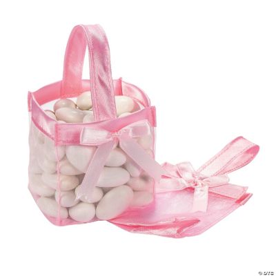 Mini Pink Favor Baskets