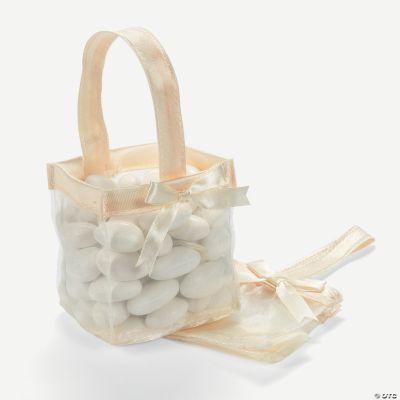 Mini Ivory Favor Baskets