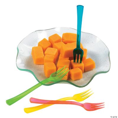 Mini Neon Cocktail Forks