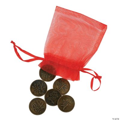 12 Chinese Good Luck Bags
