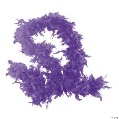 Purple Feather Boa