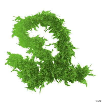 Neon Green Feather Boa