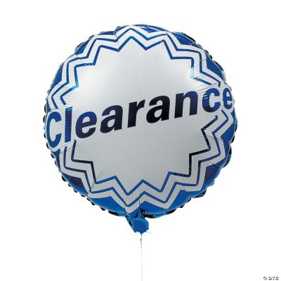 “Clearance”&nbsp;Mylar Balloons