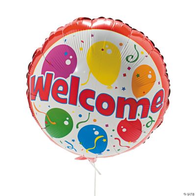 “Welcome” Mylar Balloons