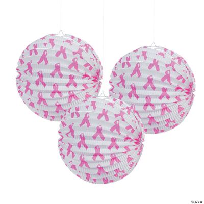 Pink Ribbon Party Lanterns
