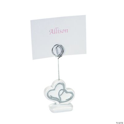 Two Hearts Name Card Holders