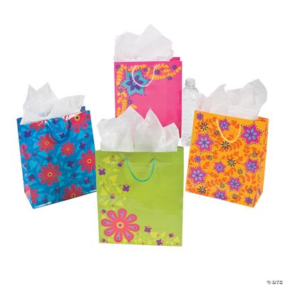 Abstract Floral Gift Bags