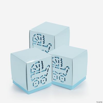 12 Baby Boy Shower Favor Boxes