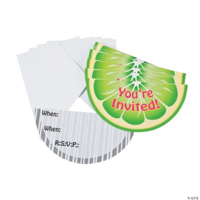 8 Fruit Party Invites