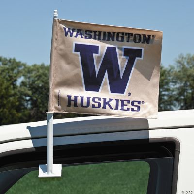 NCAA™ University Of Washington Car Flag