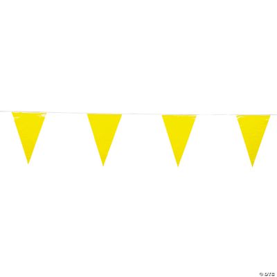 Yellow Pennant Banner