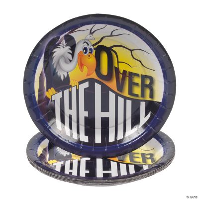 8 “Over The Hill” Dessert Plates
