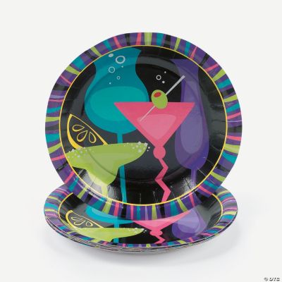24 Cocktail Dessert Plates