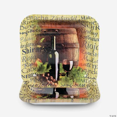 Wine Party Dessert Plates