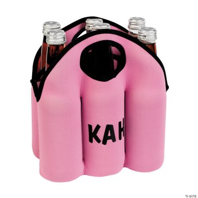 Personalized Pink Six-Pack Cooler