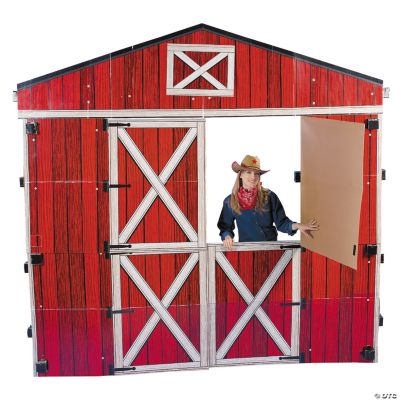 Large 3D Red Barn Stand-Up
