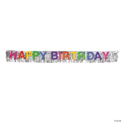 “Happy Birthday” Fringe Banner
