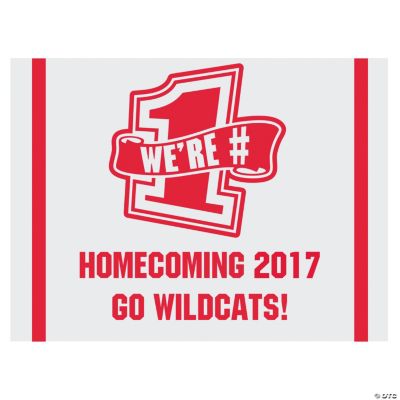 Personalized Red Team Spirit Sign