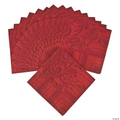 Red On Red Luncheon Napkins