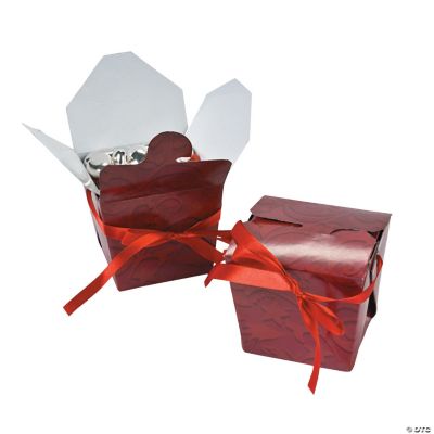 Red On Red Takeout Boxes