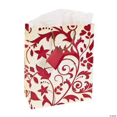 Red On Red Wedding Medium Gift Bags