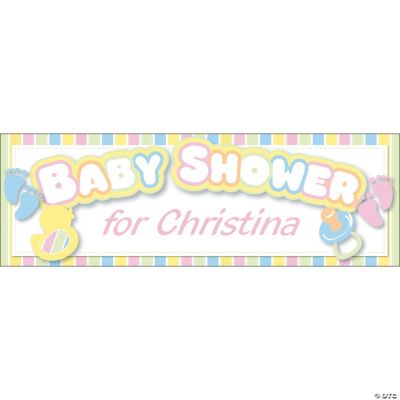 Personalized Baby Shower Banners - Small