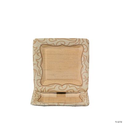 Rustic Western Wedding Square Dessert Plates
