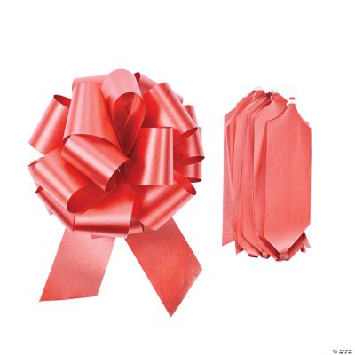 Red Wedding Pull Bows