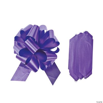 Purple Wedding Pull Bows